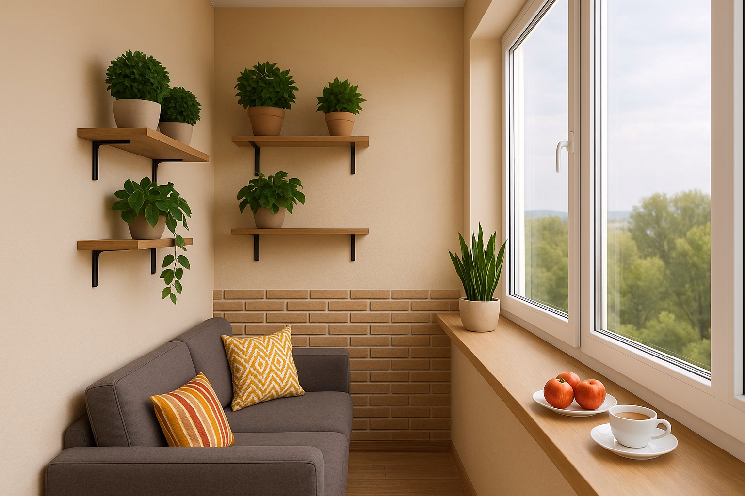 Отделка балконов